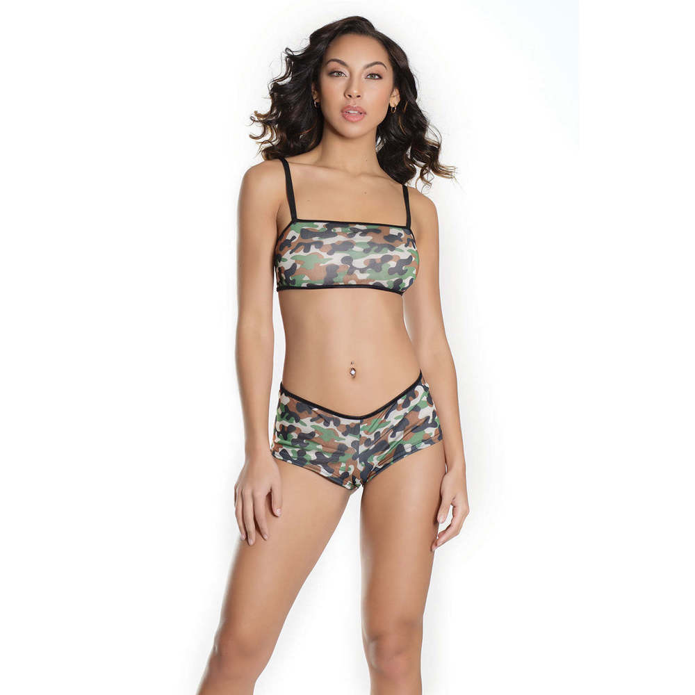 Bralette & Booty Short Set- Coquette - 2569